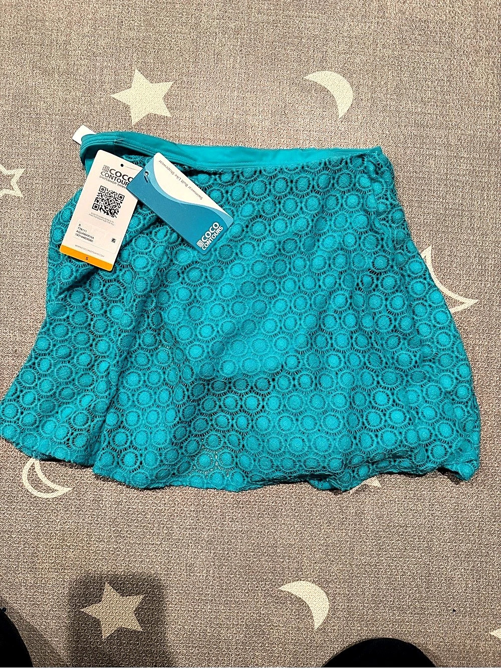 Coco contour by coco reef Lace Cover-Up in Blue Size S/M/P/S NWT